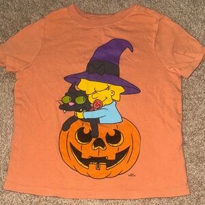 The Simpsons Halloween T-Shirt - Orange